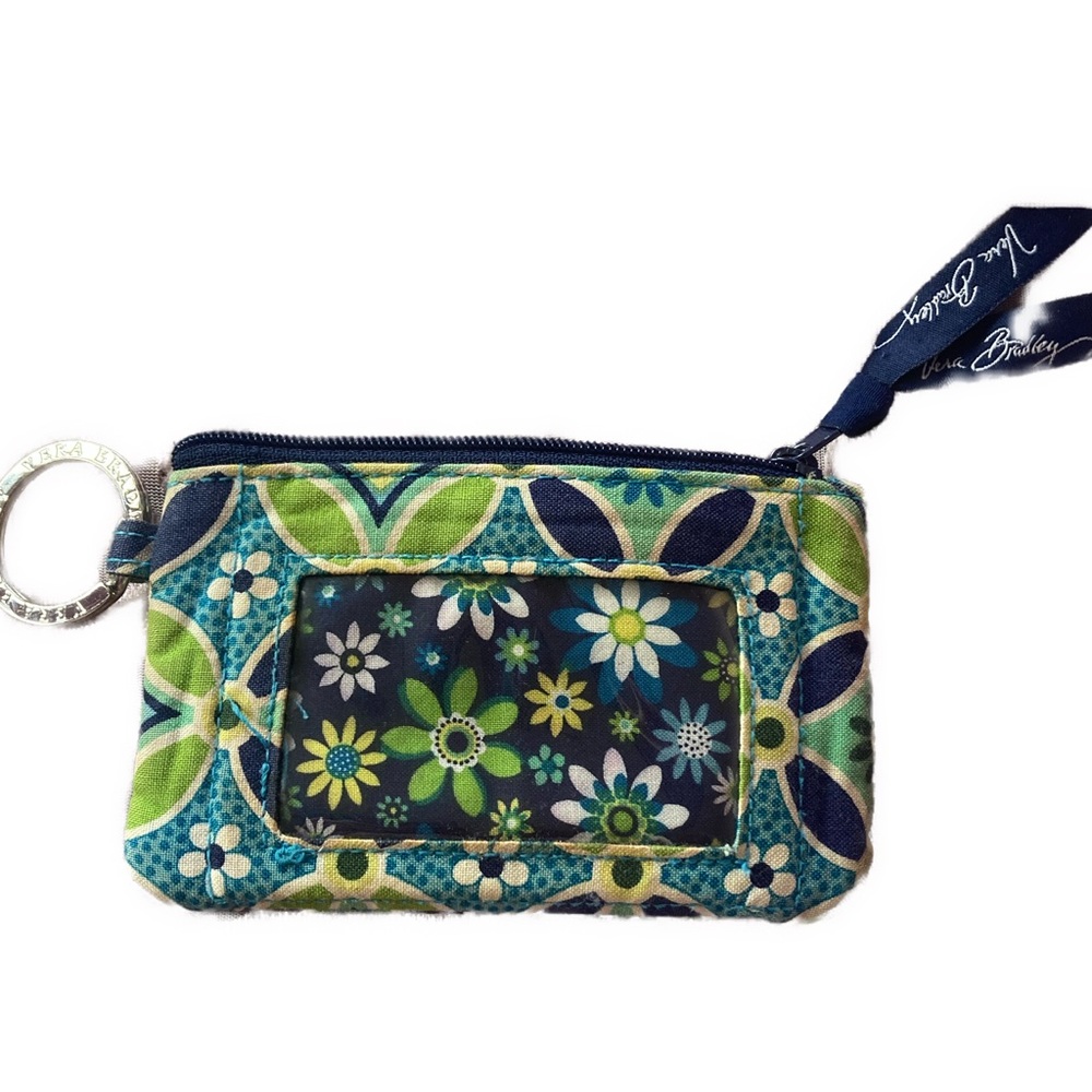 Vera Bradley Retired Daisy Print ID Holder Wallet